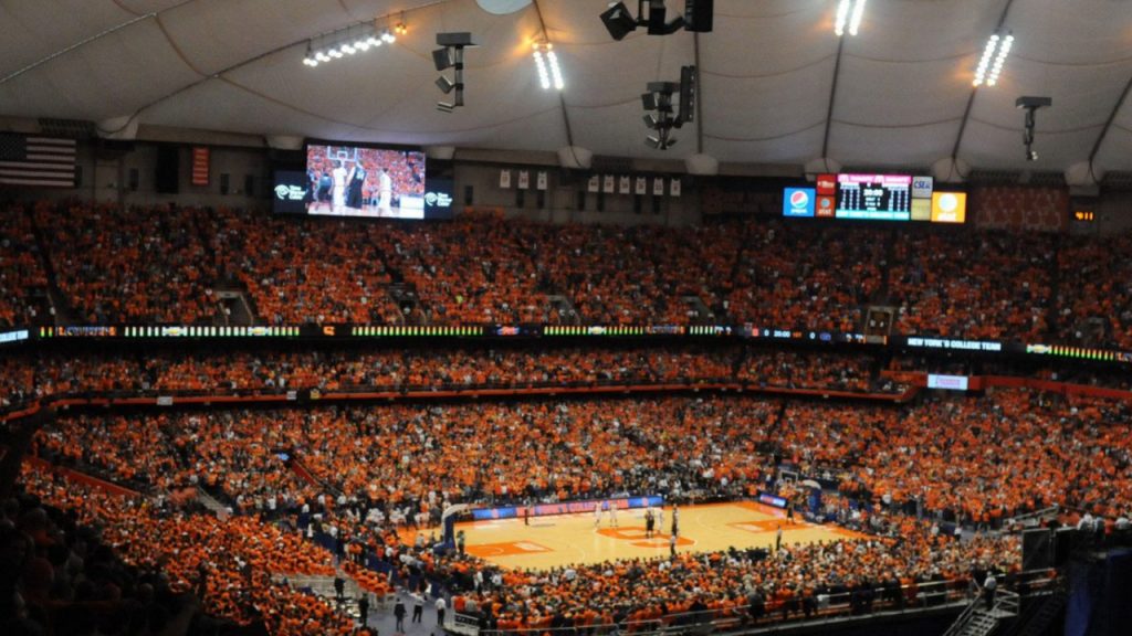 Sold out crowd at the Carrier Dome
