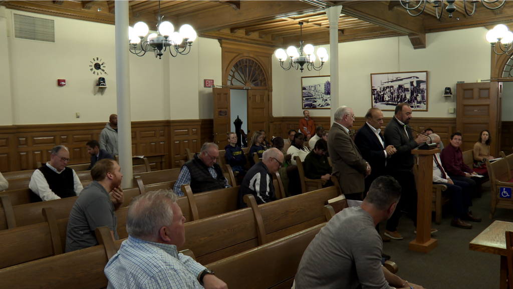 Don Radke Speaks in front of Common Council