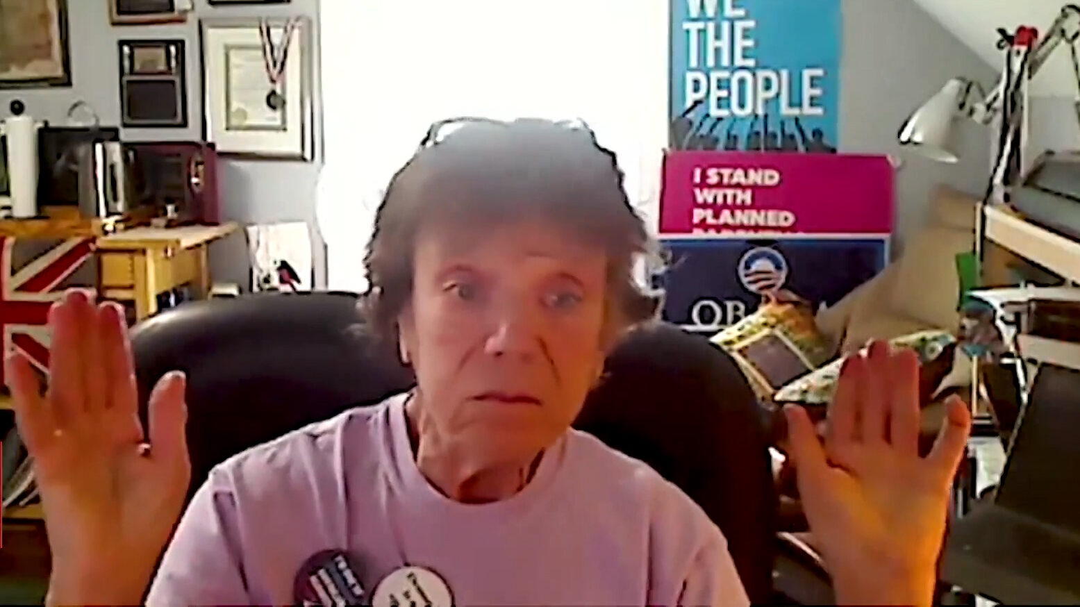 Judy Jerome of the CNY Solidarity Coalition says the group is ready to protest peacefully no matter what happens © 2025 Jack Ziskin