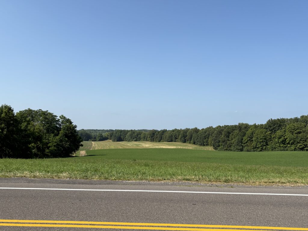 Rural farmland in upstate New York, where farming communities will receive new mental health support through a $2 million state program. © Adam Crooks 2025