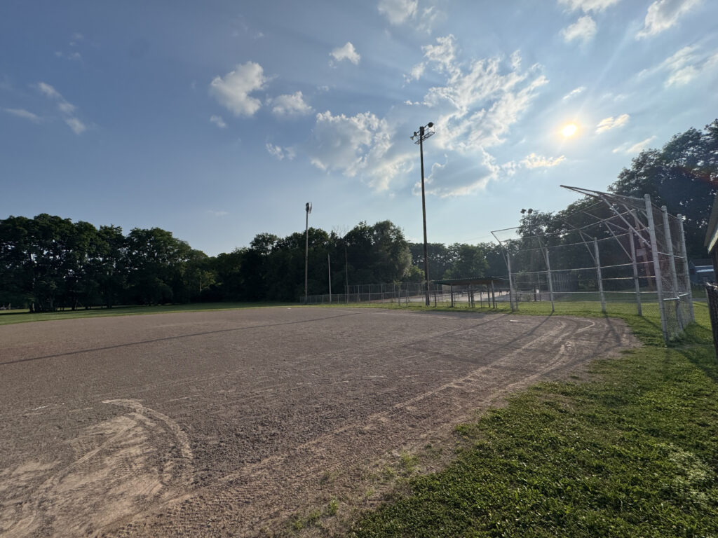 Meachem Park, where OutLoud Syracuse hosts its weekly kickball games.