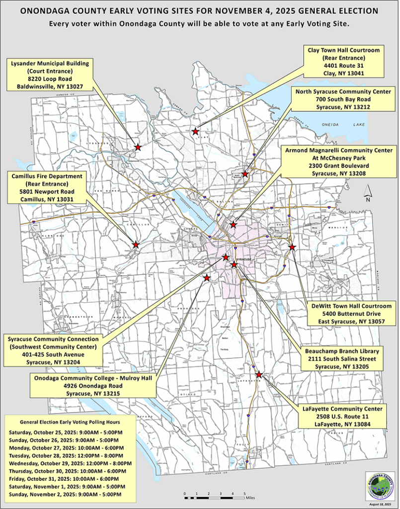 Map with stars and annotations