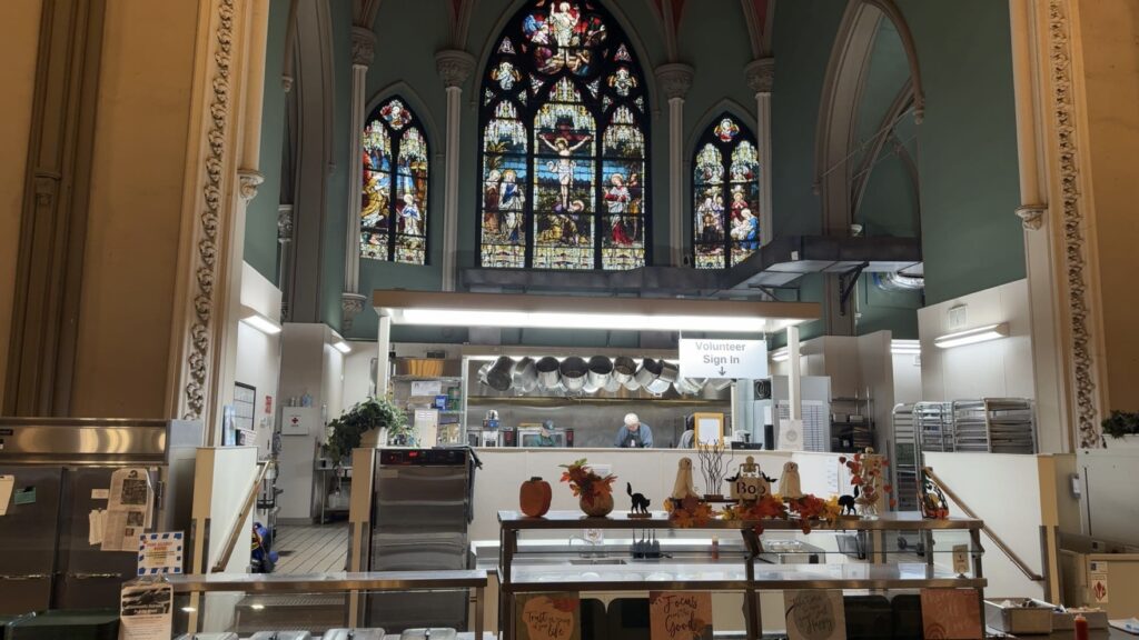 Behind the scenes of the kitchen at the Samaritan center