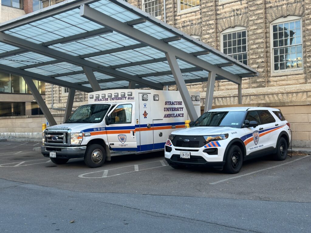 Syracuse University Ambulance truck