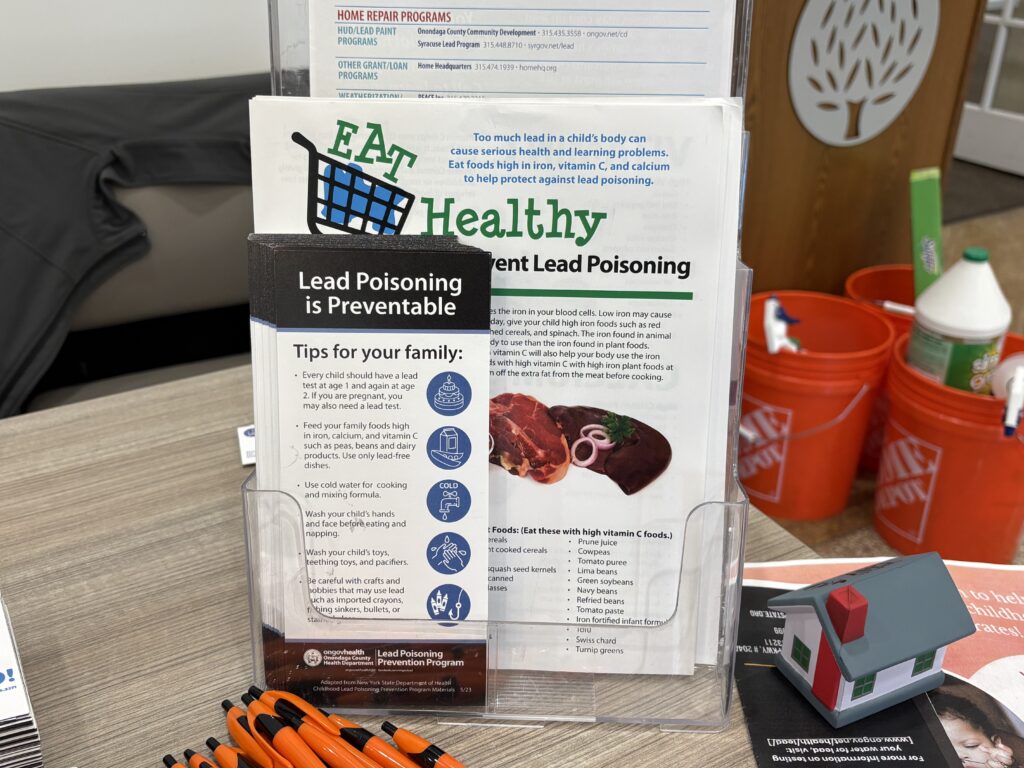 Pantlets of information on preventing lead posining.