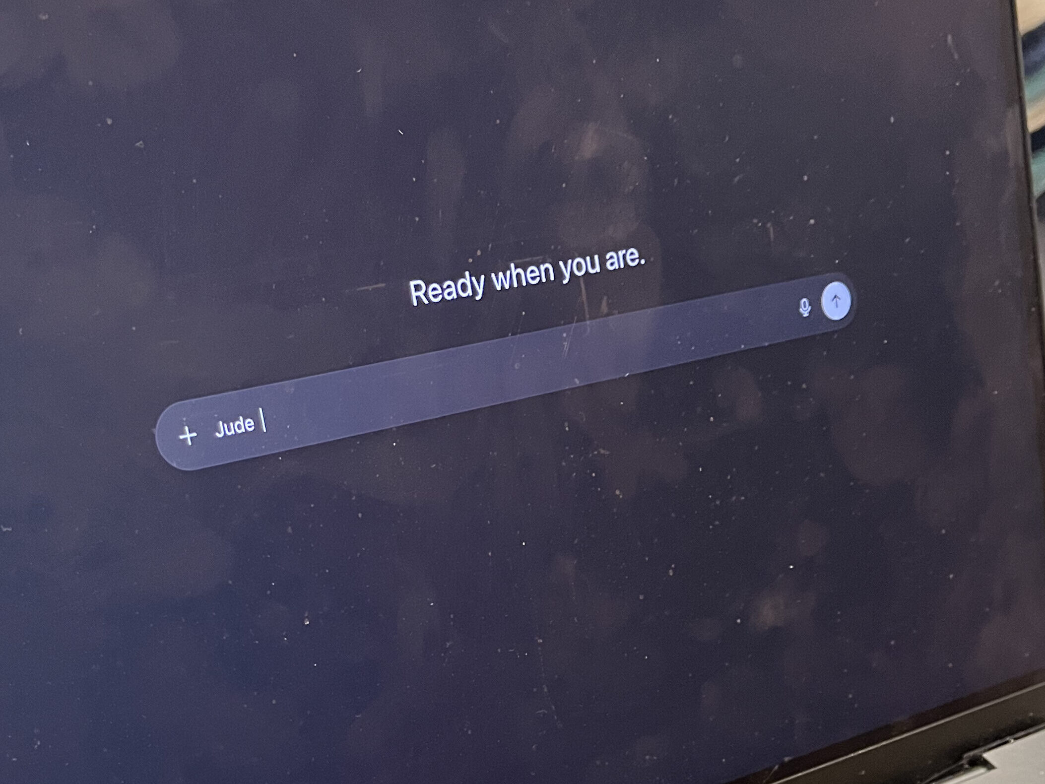 A student begins typing into the ChatGPT software on their computer