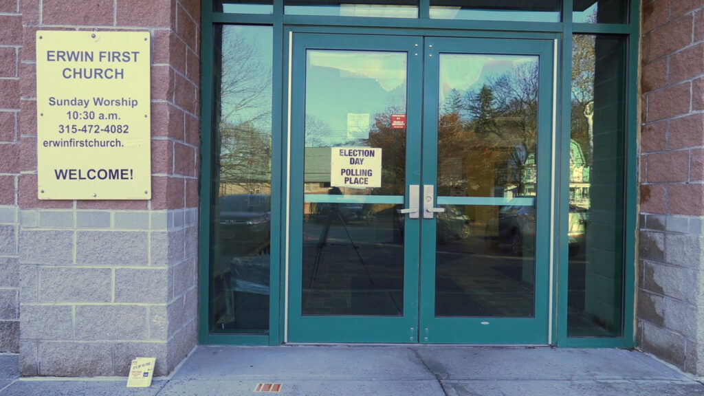Local polling site in the town of Syracuse