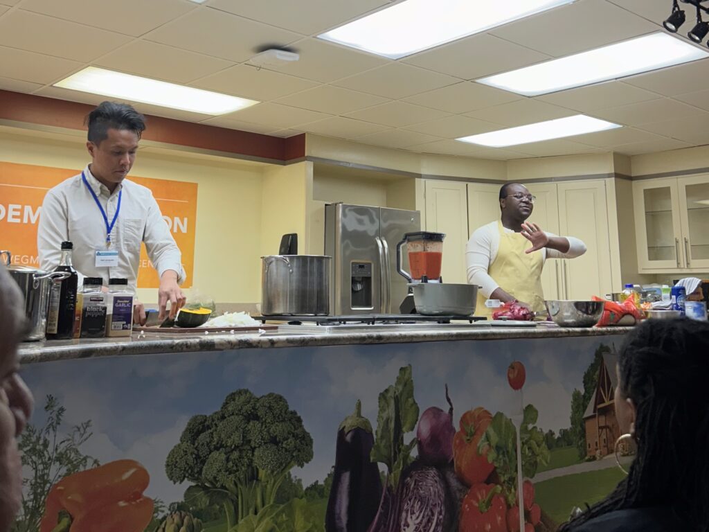 Two cooks in a kitchen