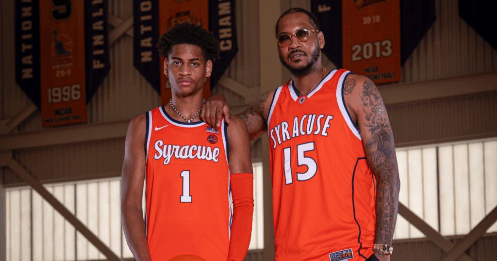 Kiyan Anthony and Carmelo Anthony