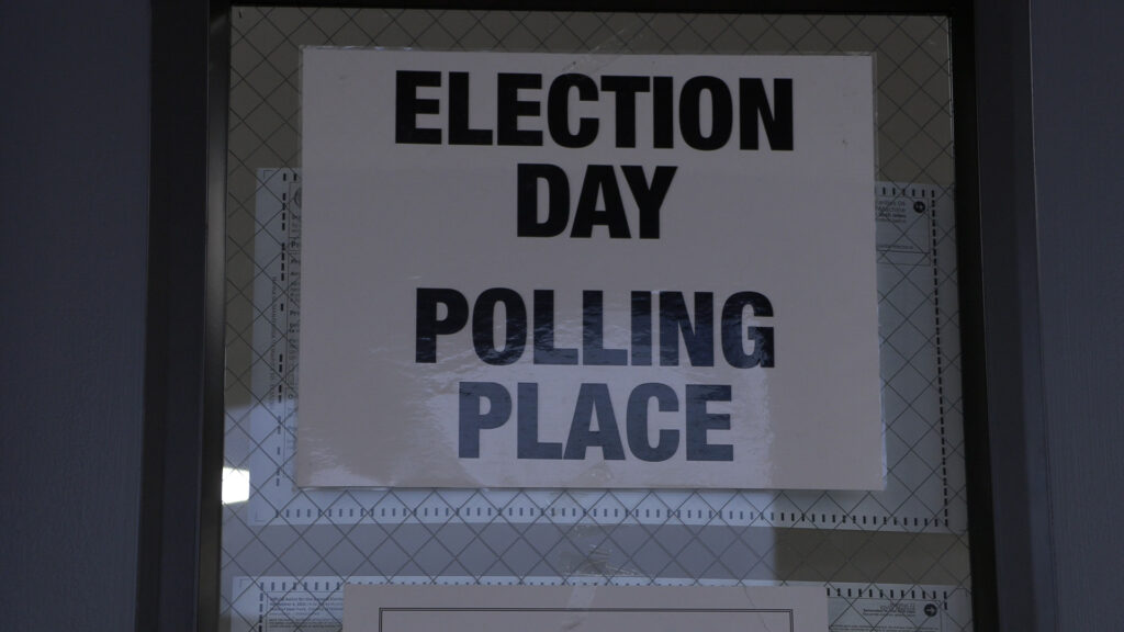 Election day signage.