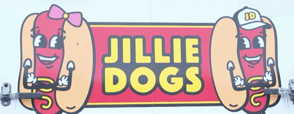 Jillie Dogs truck logo. ©2025 Sofia Destaso