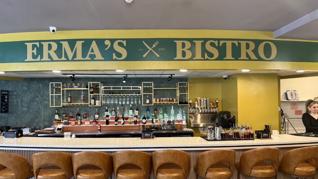 inside erma's bistro restaurant