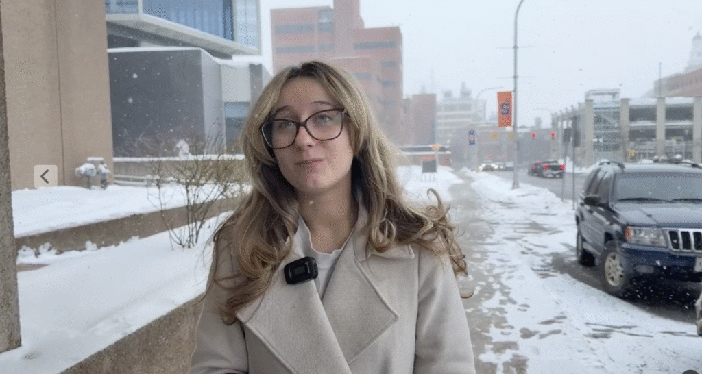 Syracuse University student Megan Acker