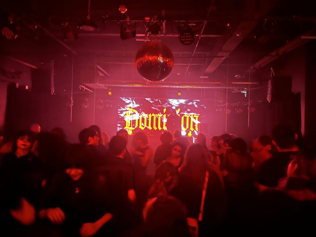 Partygoers at the Song and Dance music club in Downtown Syracuse