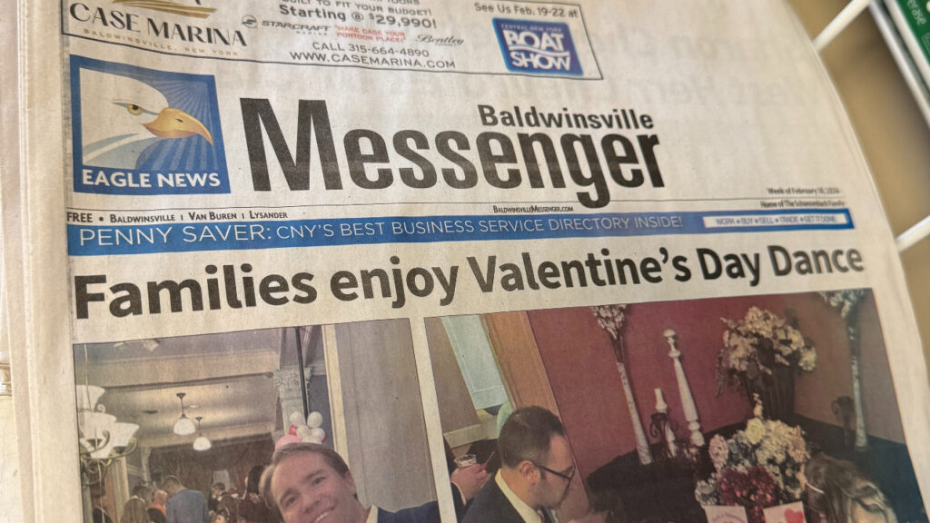 The Messenger, featuring the biggest stories of the day that go out to Eagle New's customers.