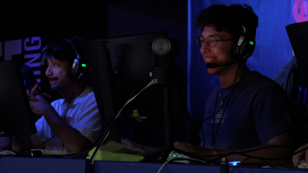 A gamer competes in a Counter-Strike 2 match on March 27, 2026, at Elite Gaming Arena. The event was Syracuse’s first international esports tournament, drawing players from around the world.