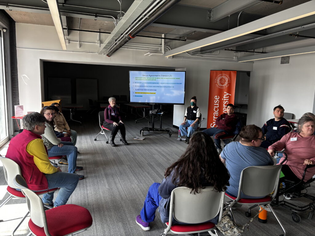 The Neurodiverse Minds singing group.