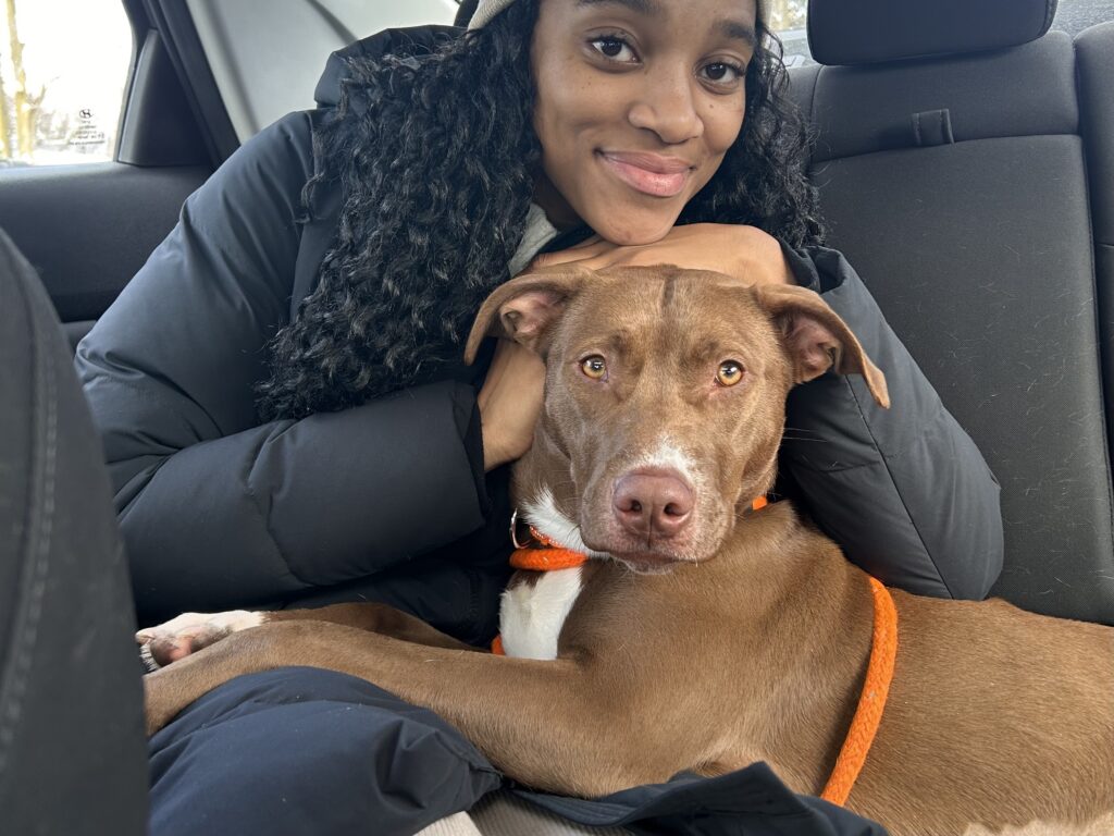 Desiree Robinson got to spend the day with young adult, Tilly.