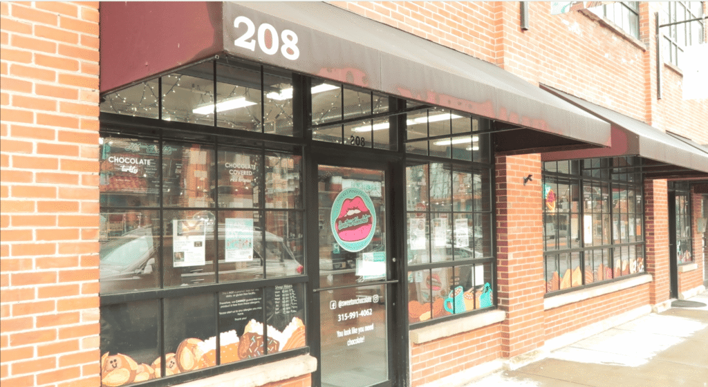 Sweet on Chocolate Storefront.