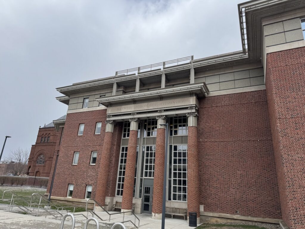 Maxwell College is one college at Syracuse University cutting several majors. © 2026 Louis Leibowitz