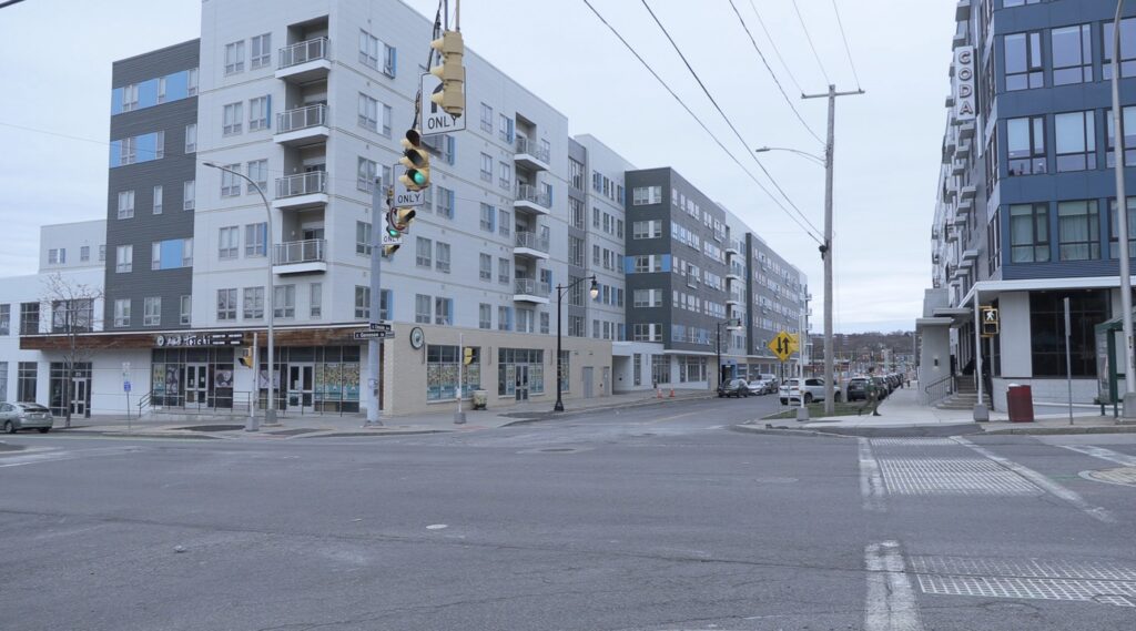 The Coda and Theory apartments