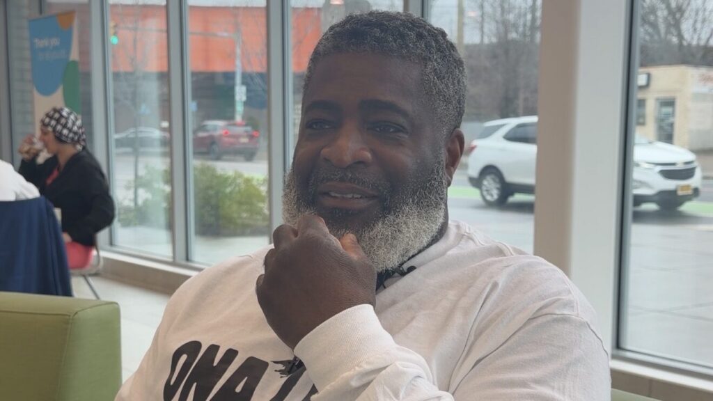 Reginald Pickard, the caregiver of his brother, who lost his medicaid coverage, speaks on how much he's paying for medication. © Keleigh Arrington 2026.