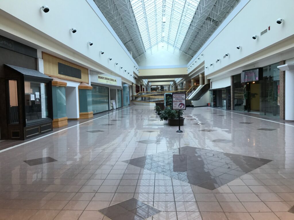 Photo of unoccupied ShoppingTown Mall
