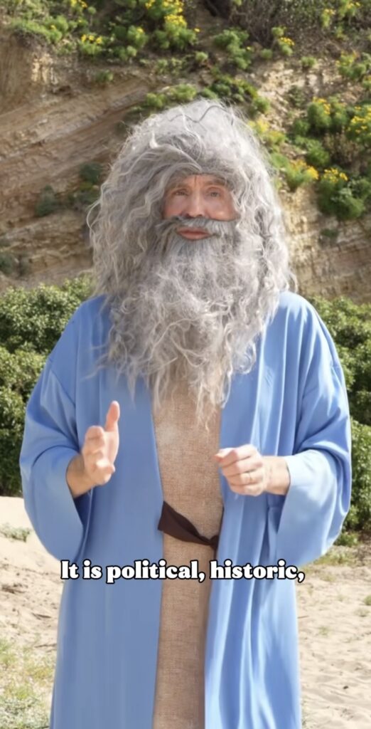 Man dressed as Prophet