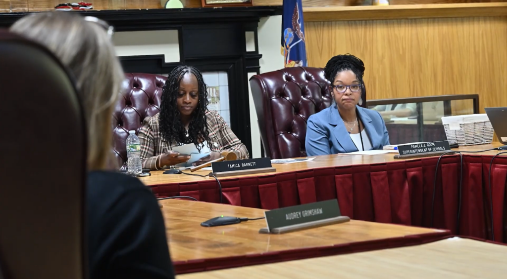 School board meeting in Syracuse April 2026