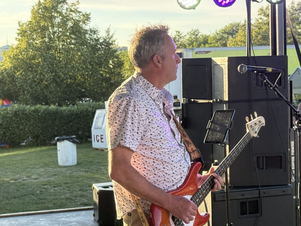 Man holding guitar
