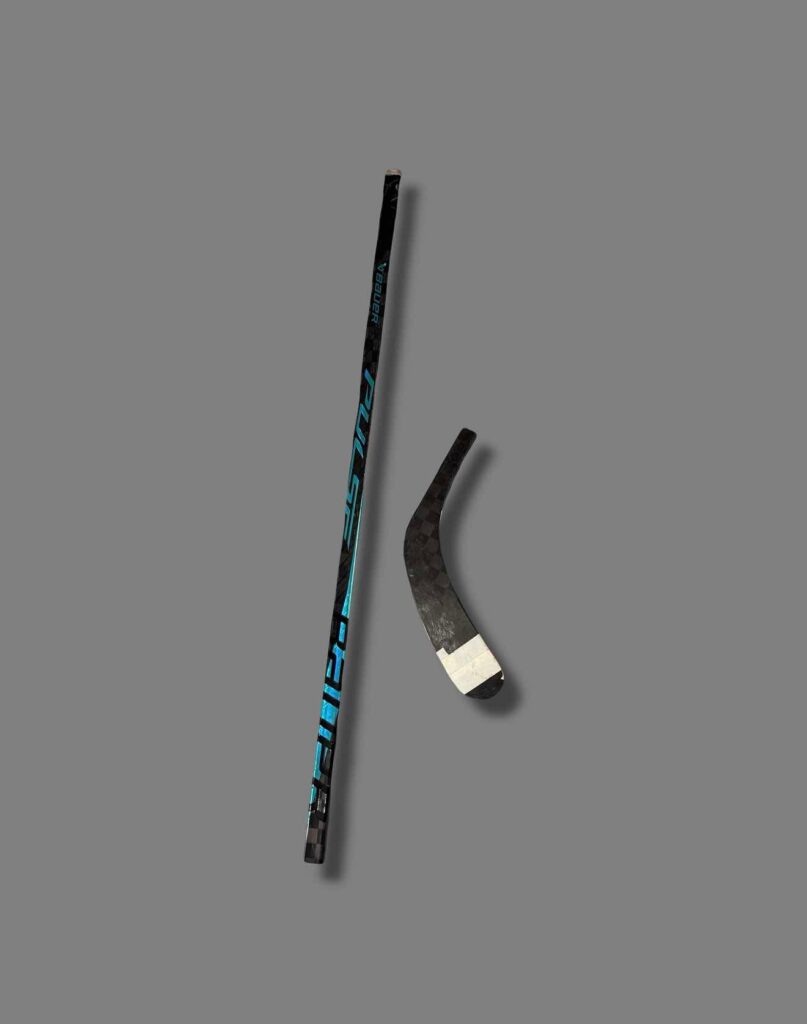 A broken stick brought in for Fixin' Twigs to repair for the customer. 