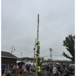 The pole at the heart of a small town’s biggest weekend